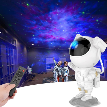 Desidiya® Astronaut Galaxy Projector with Remote Control – 360° Adjustable Nebula Night Light with Timer for Kids, Adults, Bedroom, Gaming Room, Home, and Party Décor