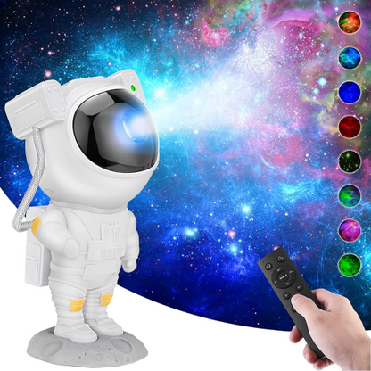 Desidiya® Astronaut Galaxy Projector with Remote Control – 360° Adjustable Nebula Night Light with Timer for Kids, Adults, Bedroom, Gaming Room, Home, and Party Décor