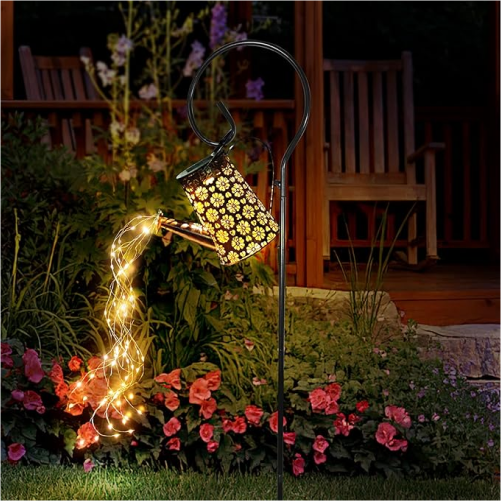 Solar Watering Can Lights for Garden